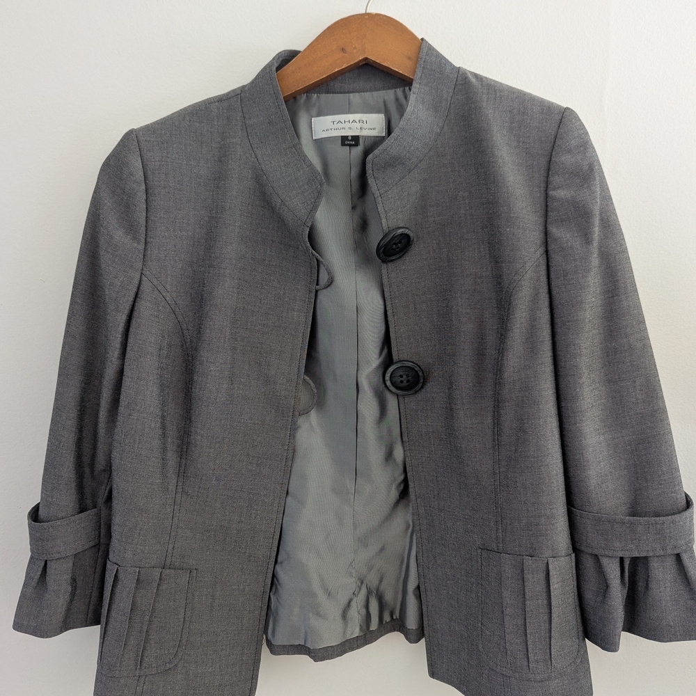 Tahari Women's Gray Jacket